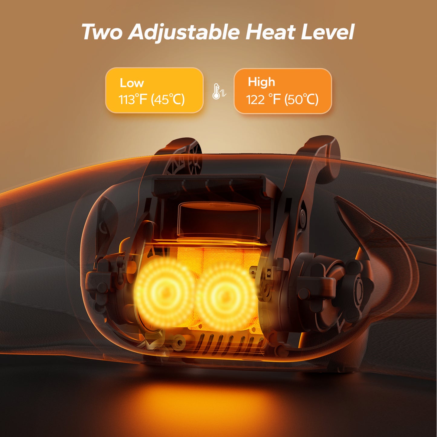 Cordless Neck Massager - Deep Tissue Shiatsu with Heat Relief