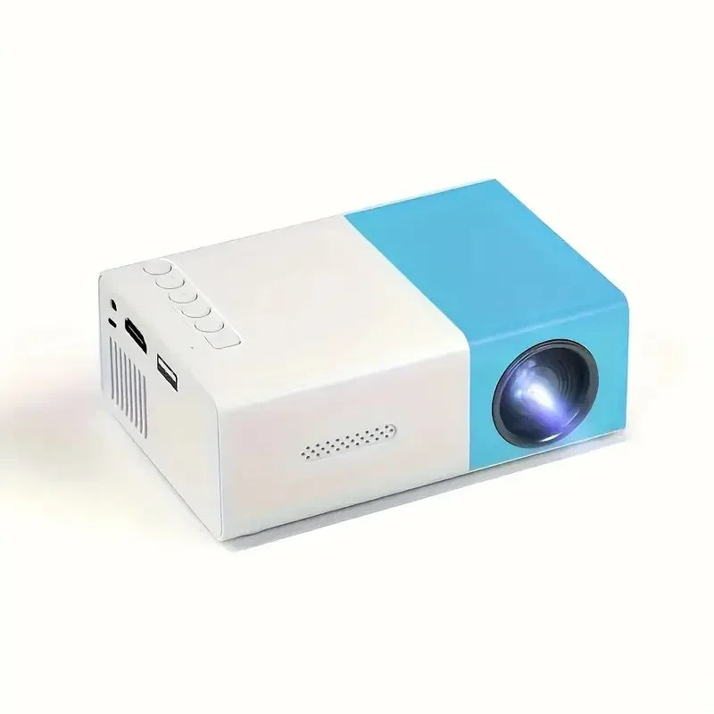 LED Home Theater Projector - Portable 600 Lumens Outdoor Use