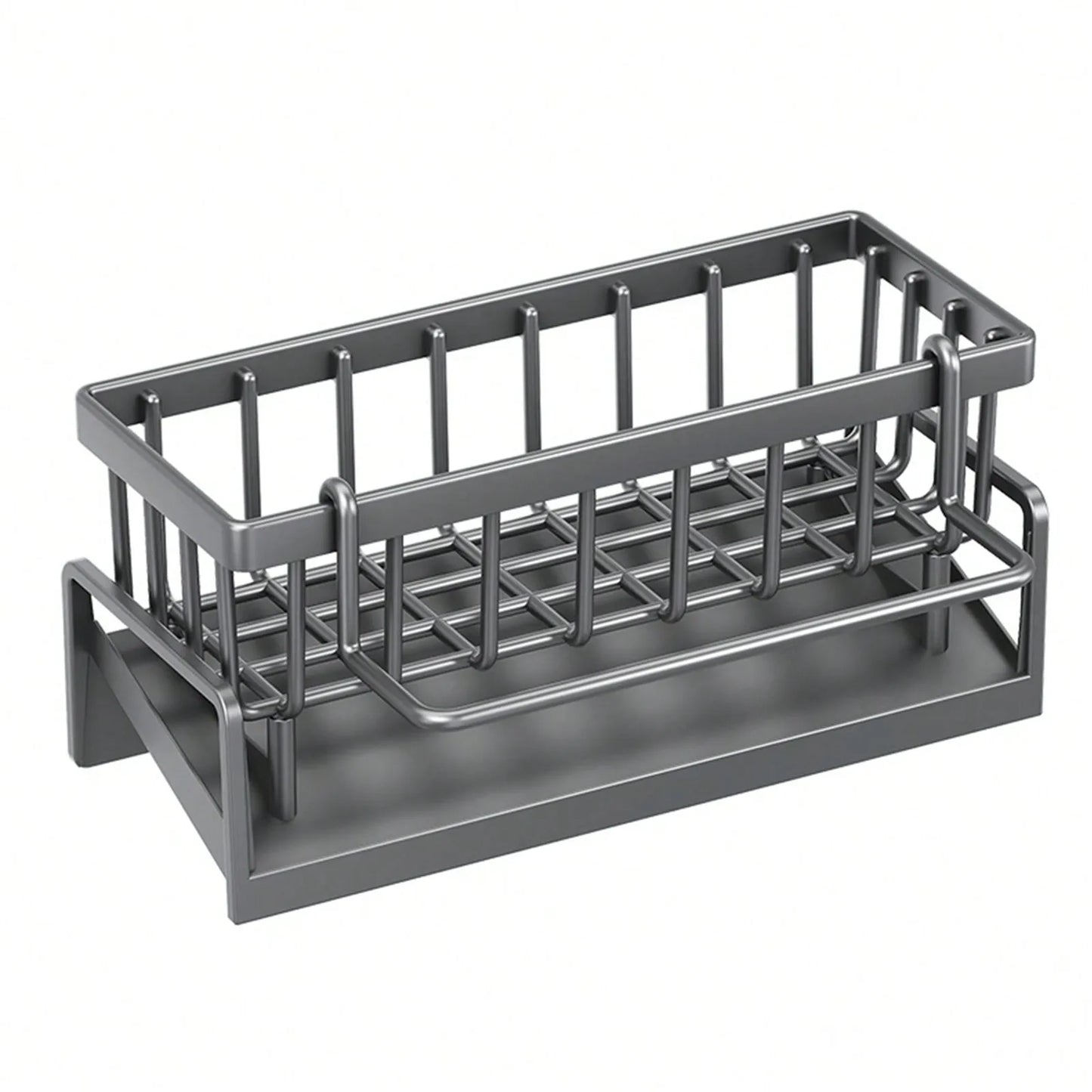 Kitchen Sink Caddy with Auto Drainage & Towel Rack