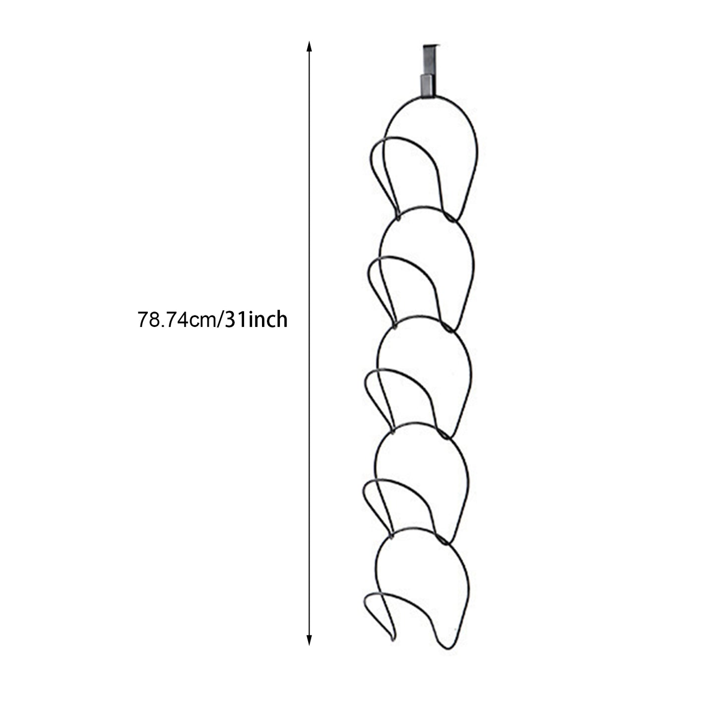 Space-Saving Wall-Mounted Clothes Hanger - No Punch Needed