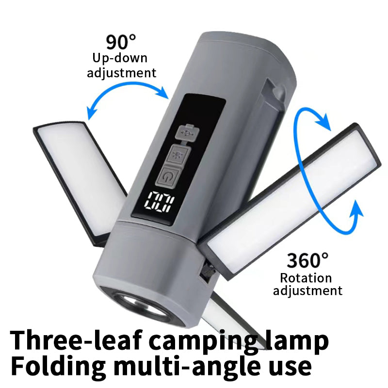 Folding Camping Lantern: Portable, Rechargeable, LED Light