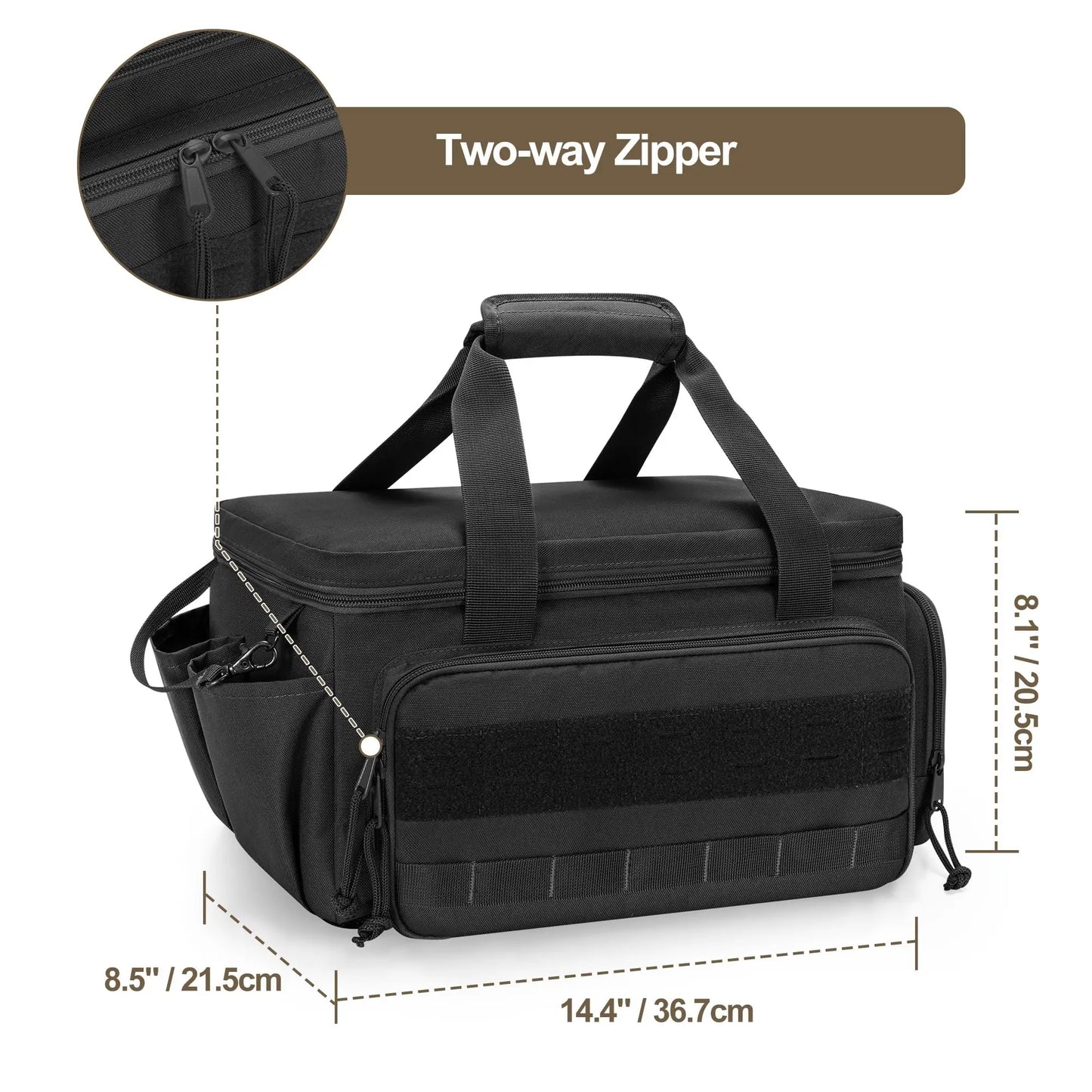 14" Tactical Tool Bag - Heavy Duty, Non-Slip, Multi-Purpose