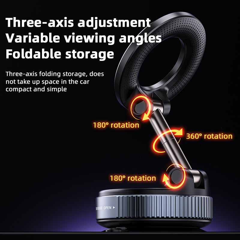 Magnetic Phone Holder - 360° Rotation & Strong Grip