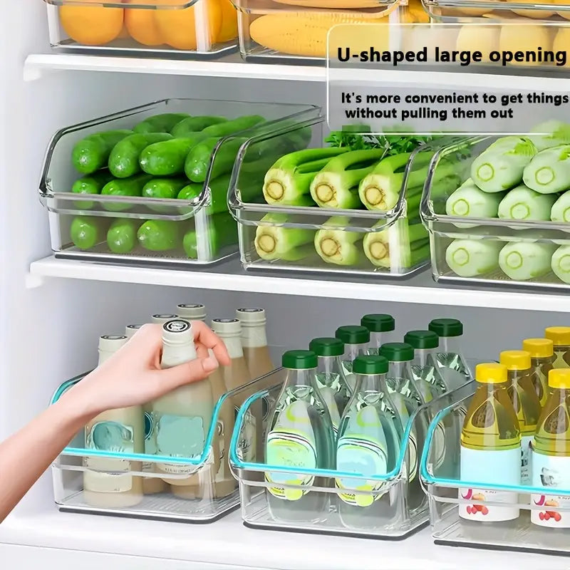 Refrigerator Organizer Bins - Stackable Acrylic Storage
