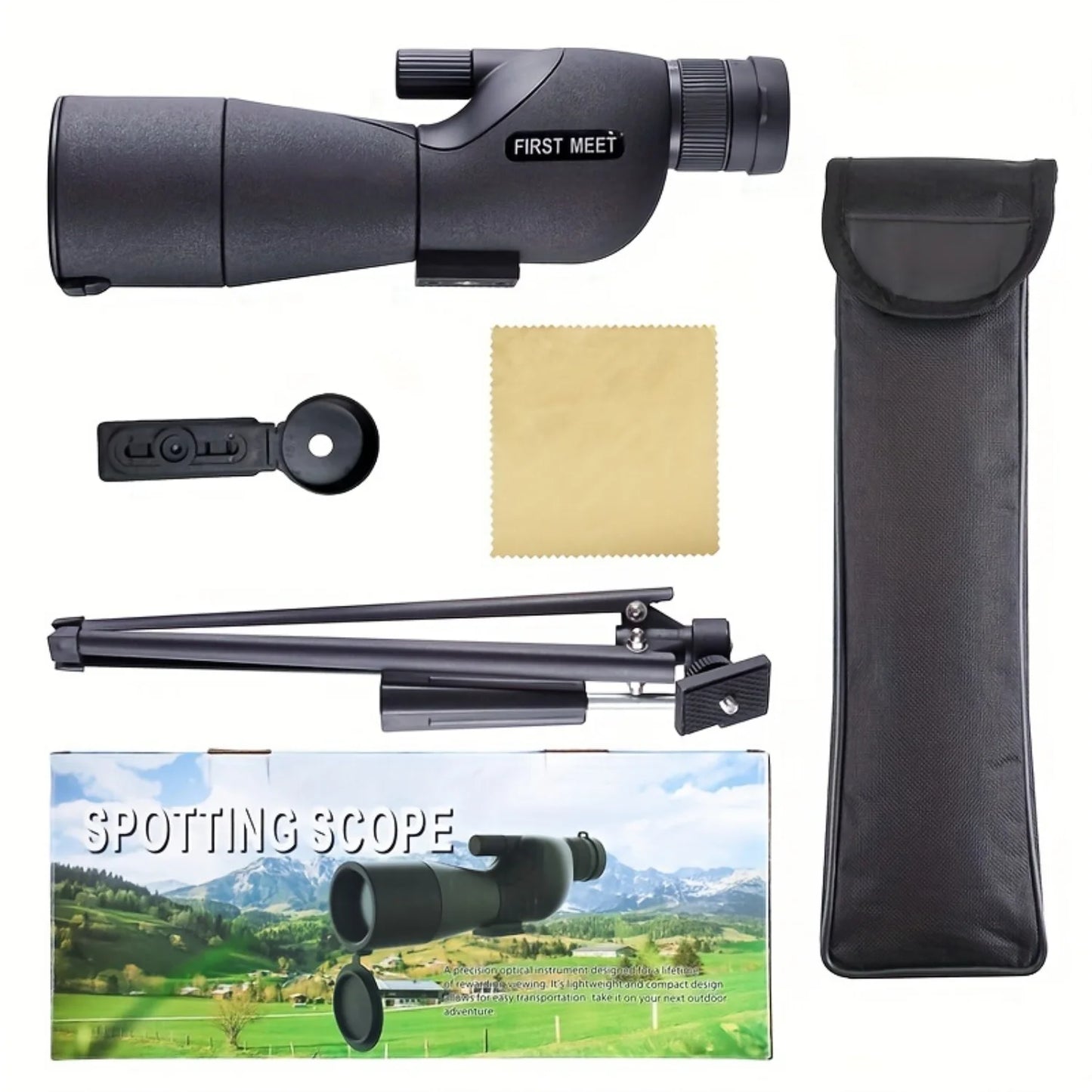 High-Definition Monocular Telescope - Day/Night Vision, 25x75