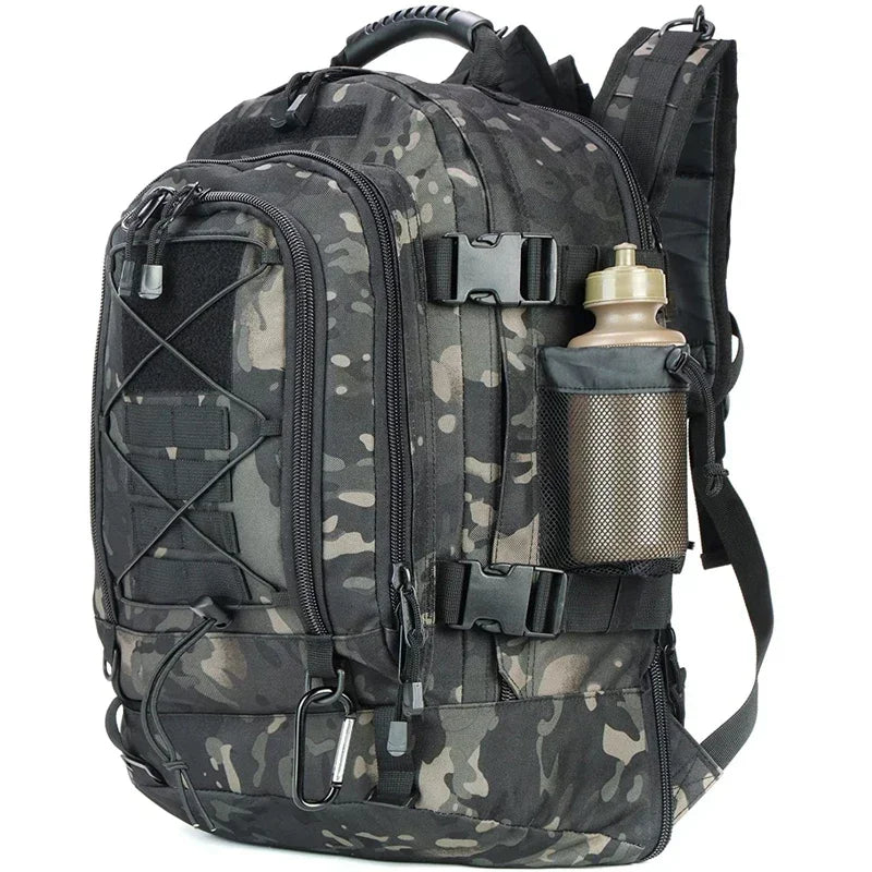 Military Tactical Backpack 65L Waterproof Hiking Rucksack