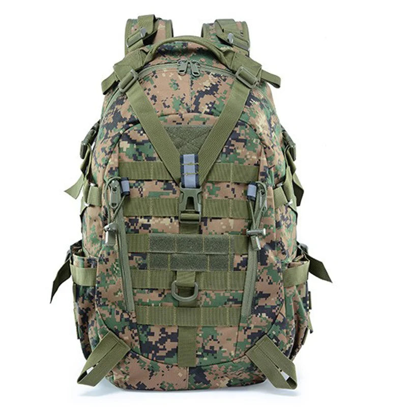 40L Tactical Molle Backpack - Waterproof Hiking & Camping Gear