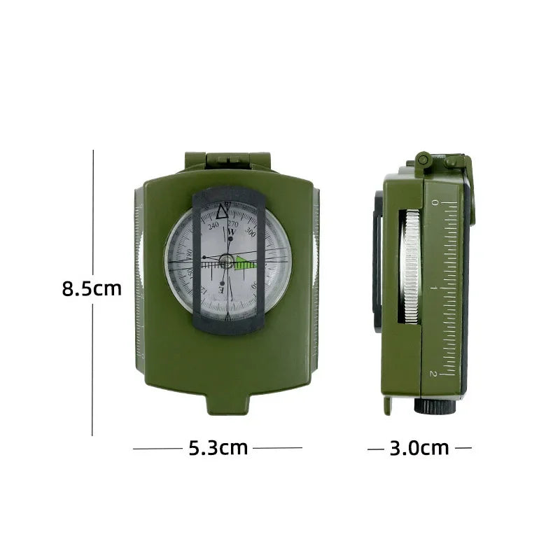Tactical Survival Compass - High Precision & Luminous