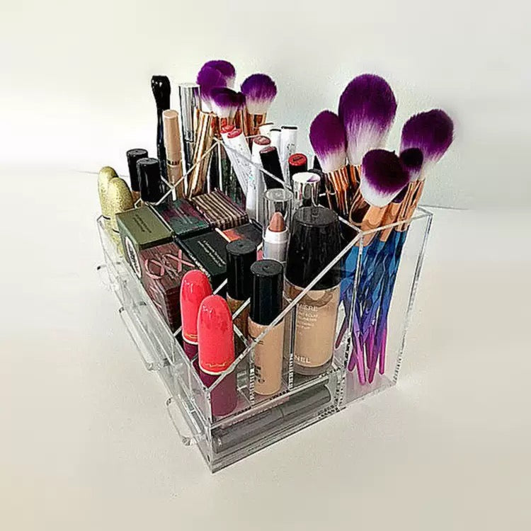 Acrylic Display Shelf - Customizable Multi-Grid Organizer