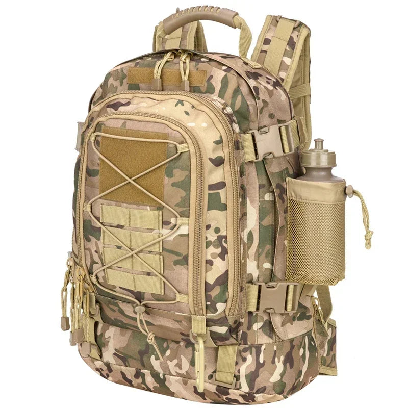 Military Tactical Backpack 65L Waterproof Hiking Rucksack