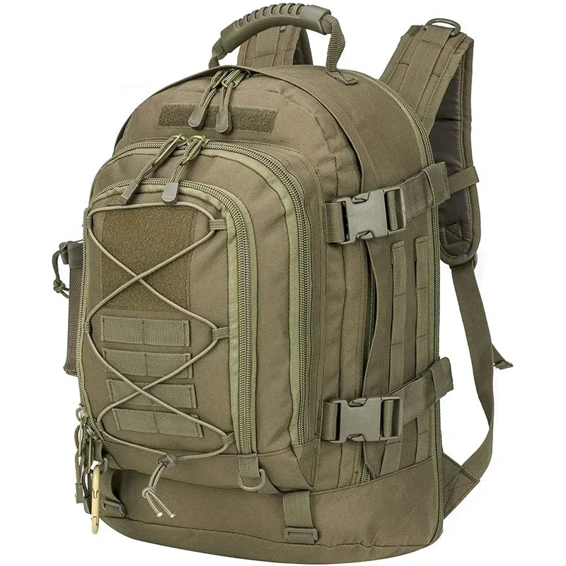 Military Tactical Backpack 65L Waterproof Hiking Rucksack