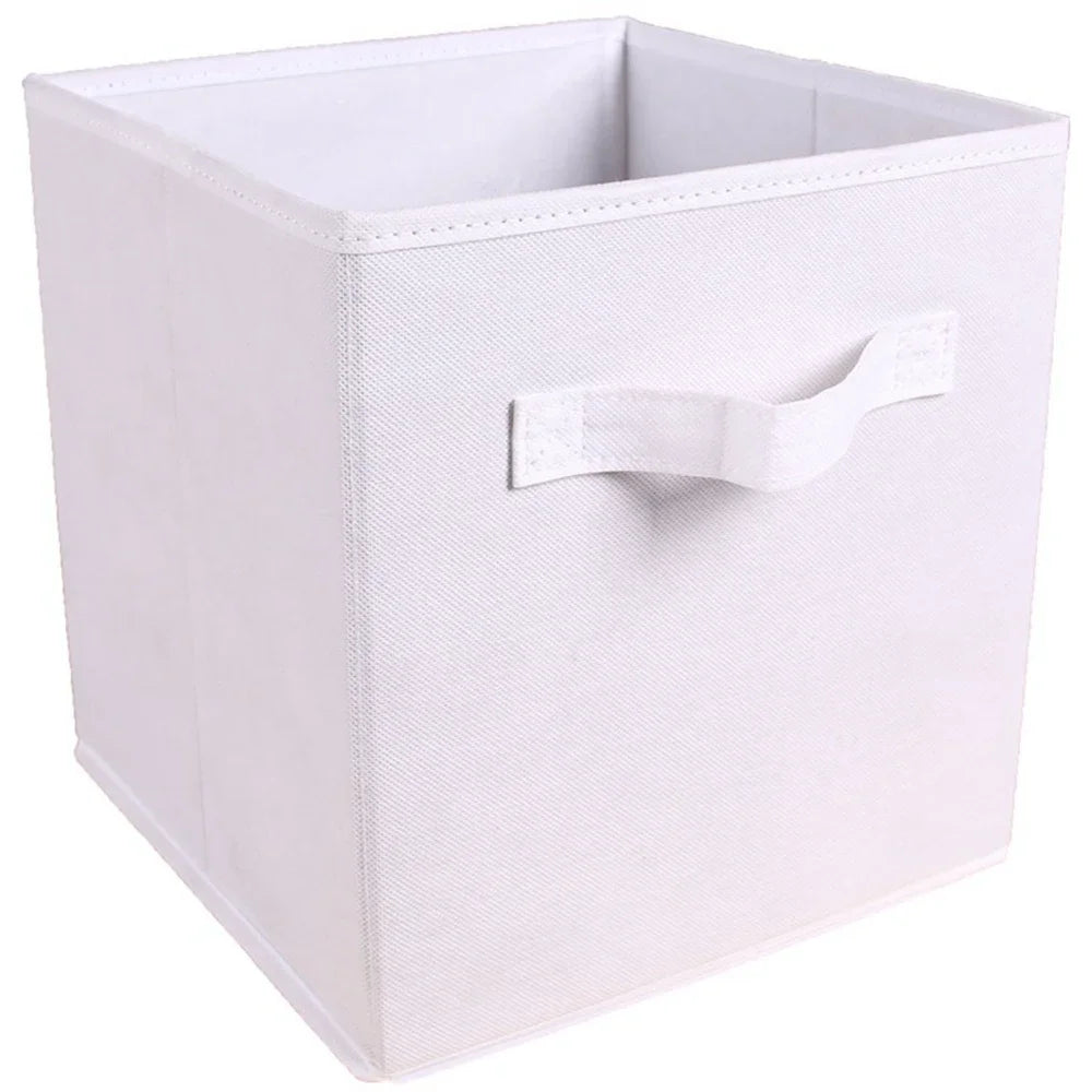 Colorful Fabric Storage Cubes - 6 Pack Foldable Baskets