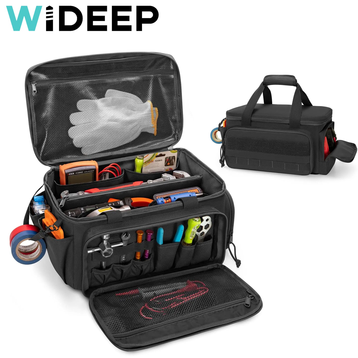 14" Tactical Tool Bag - Heavy Duty, Non-Slip, Multi-Purpose