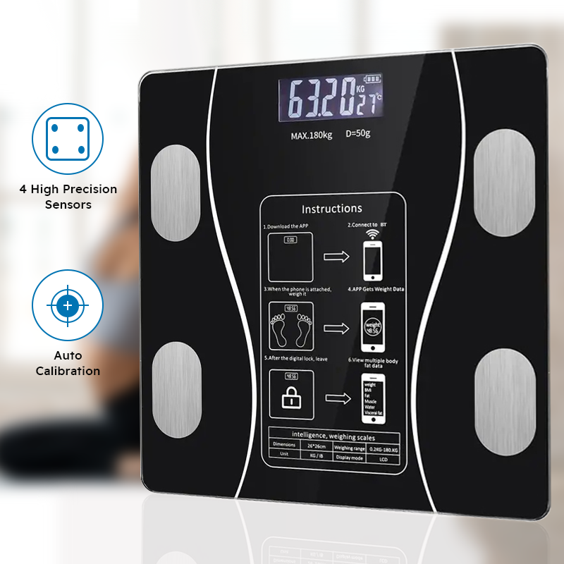 Smart Body Fat Scale - Wireless LED Digital Analyzer
