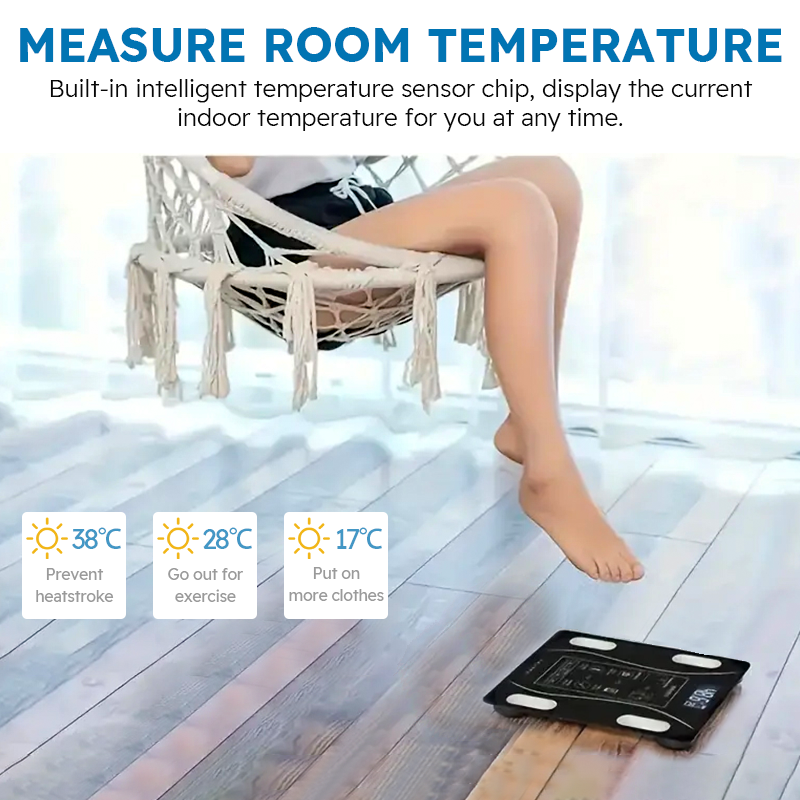 Smart Body Fat Scale - Wireless LED Digital Analyzer