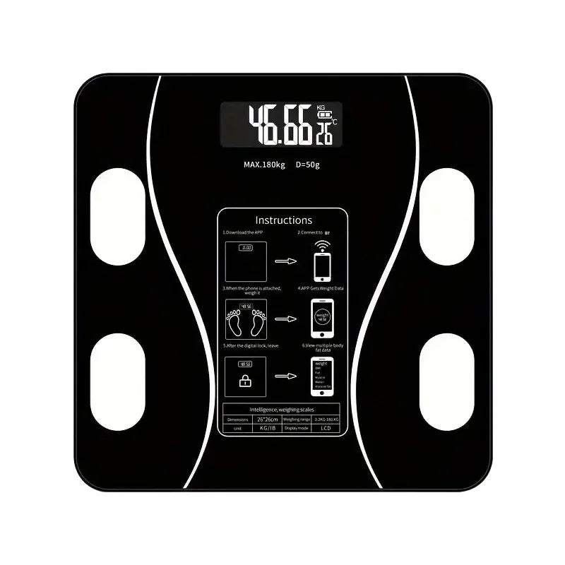 Smart Body Fat Scale - Wireless LED Digital Analyzer