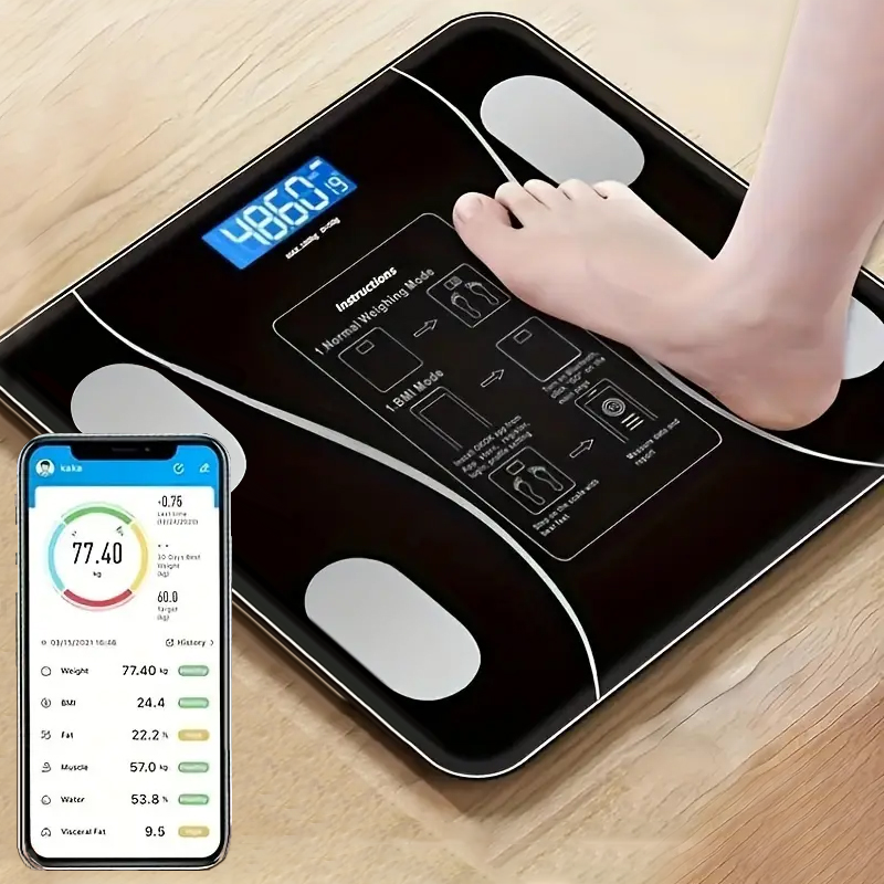 Smart Body Fat Scale - Wireless LED Digital Analyzer