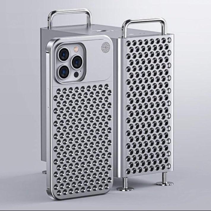 Aluminum Alloy Aromatherapy Phone Case for iPhone 14 13 12 Pro Max 15 Plus