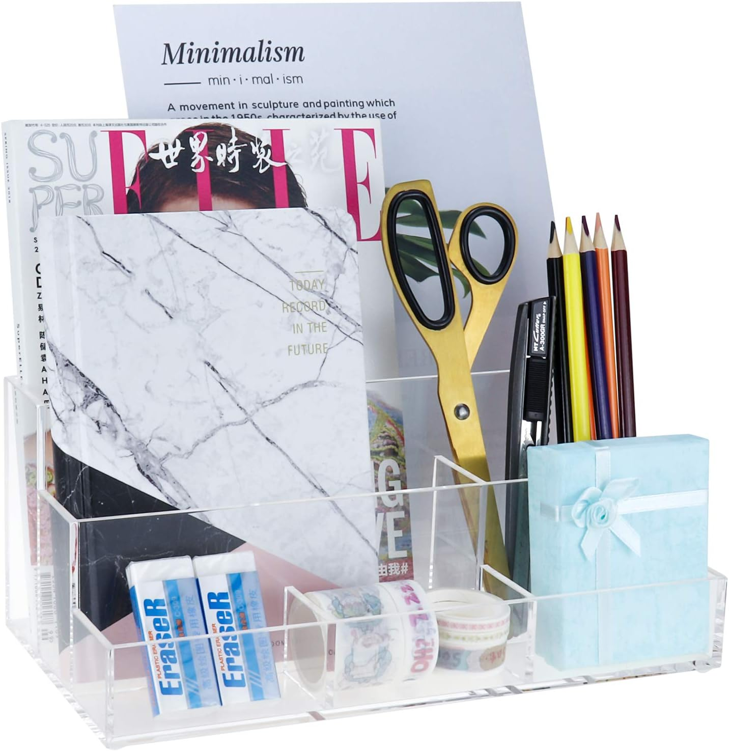 Acrylic Display Shelf - Customizable Multi-Grid Organizer