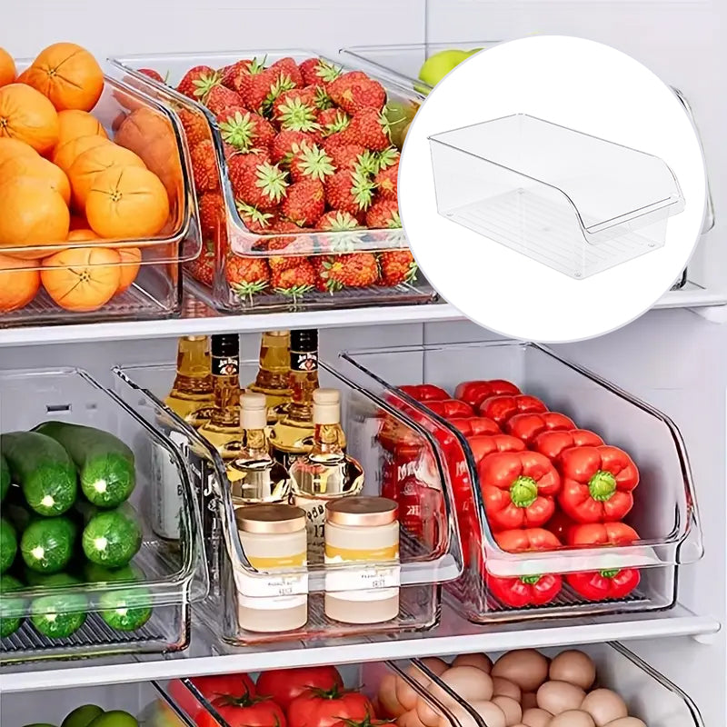 Refrigerator Organizer Bins - Stackable Acrylic Storage