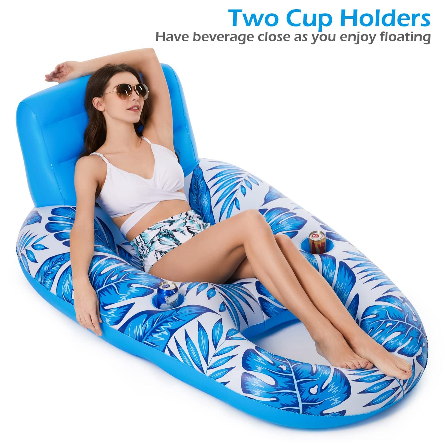 Inflatable Pool Float Adult - Ultimate Lounger for Pool & Lake