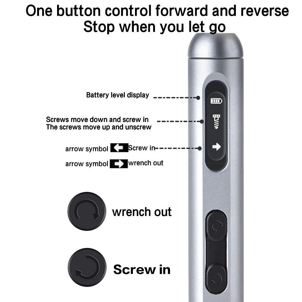 52-in-1 Mini Precision Magnetic Cordless Electric Screwdriver Set