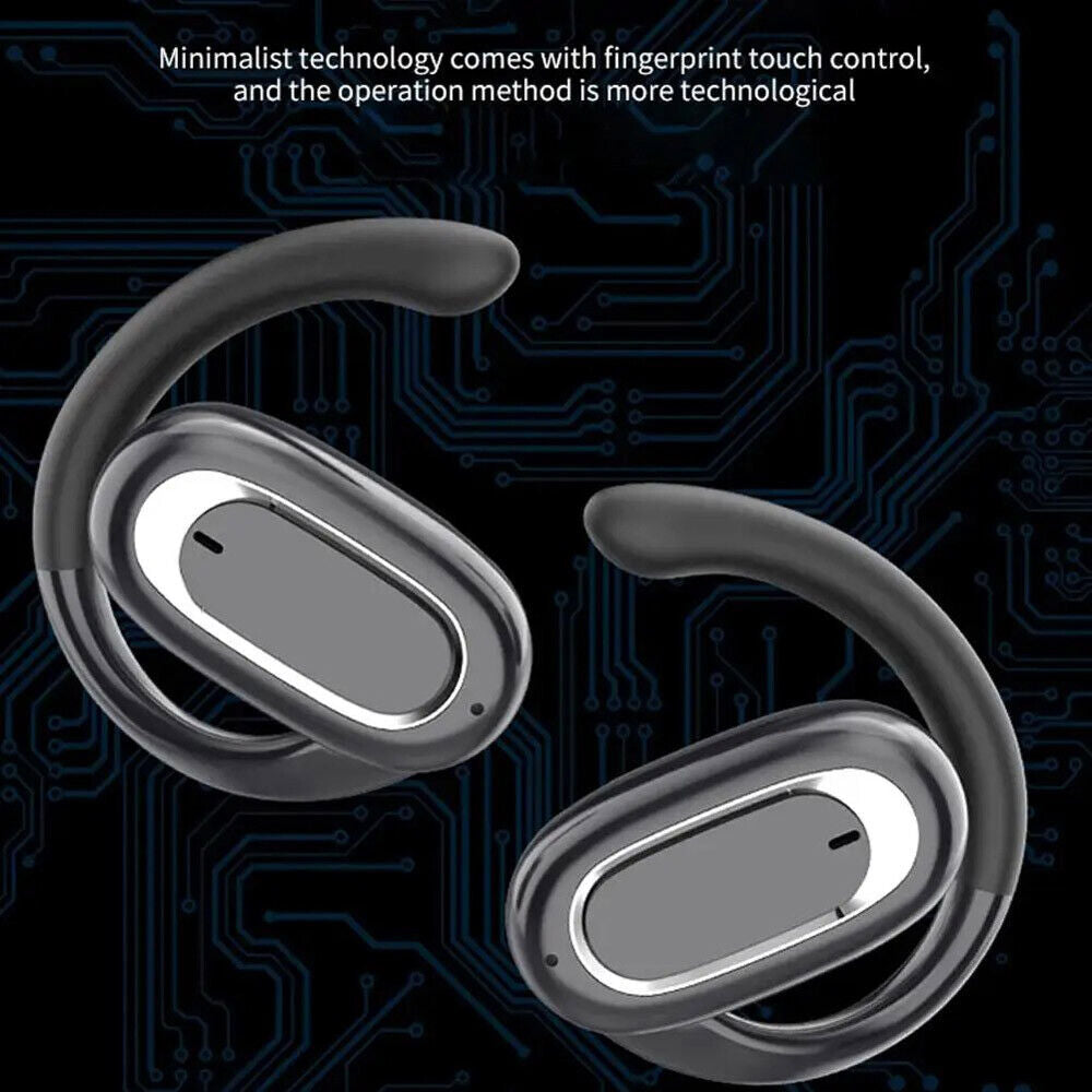 Bluetooth Noise-Canceling Earbuds - 5D Surround Sound Open Ear Headset