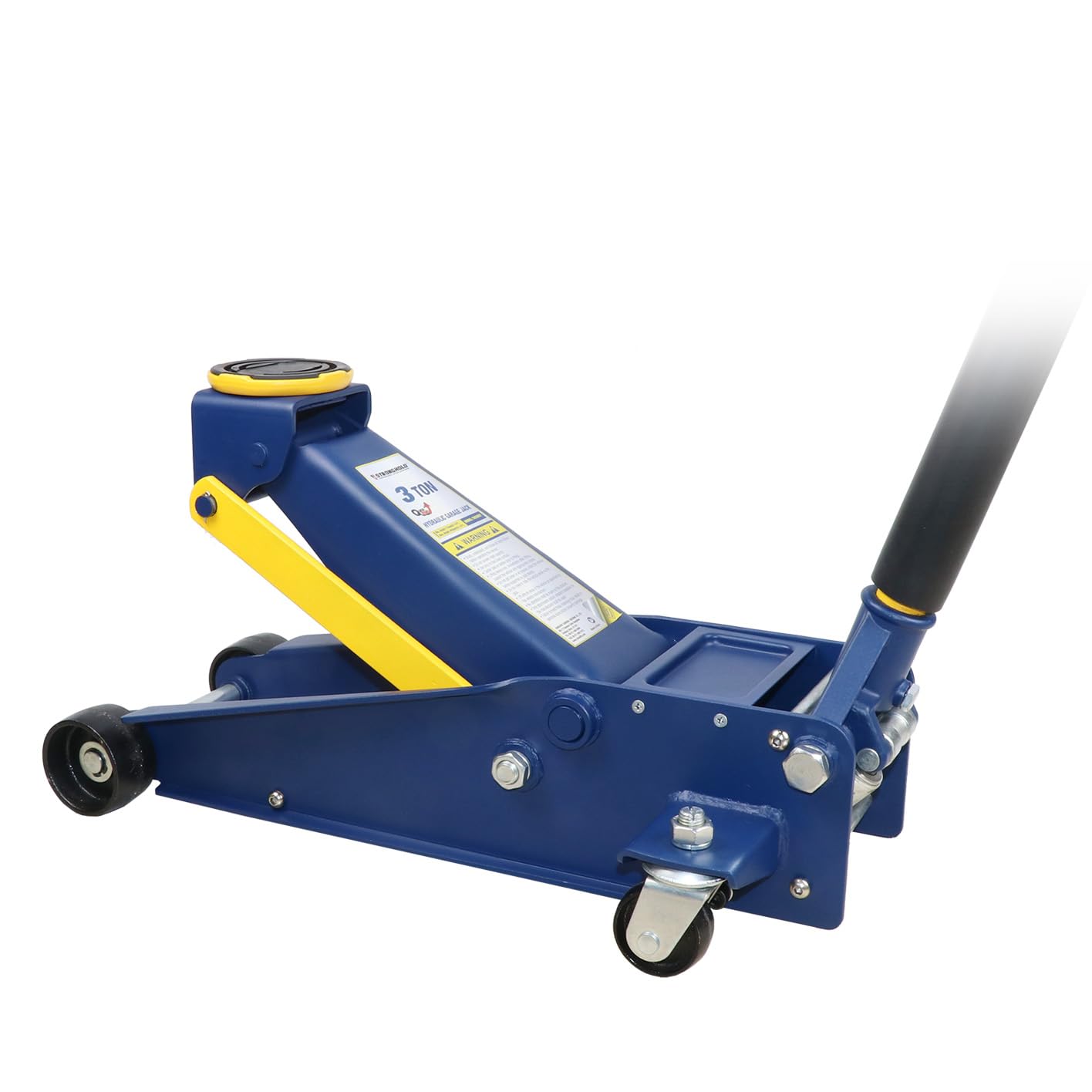 3 Ton Hydraulic Garage Jack - Heavy-Duty Quick Lift