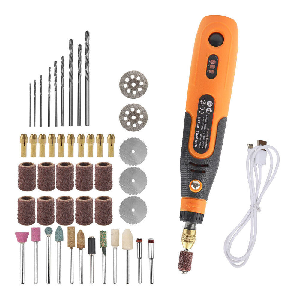 Abrasive Rotary Tool Set for Grinding Sanding Cutting Polishing - 48 Pcs