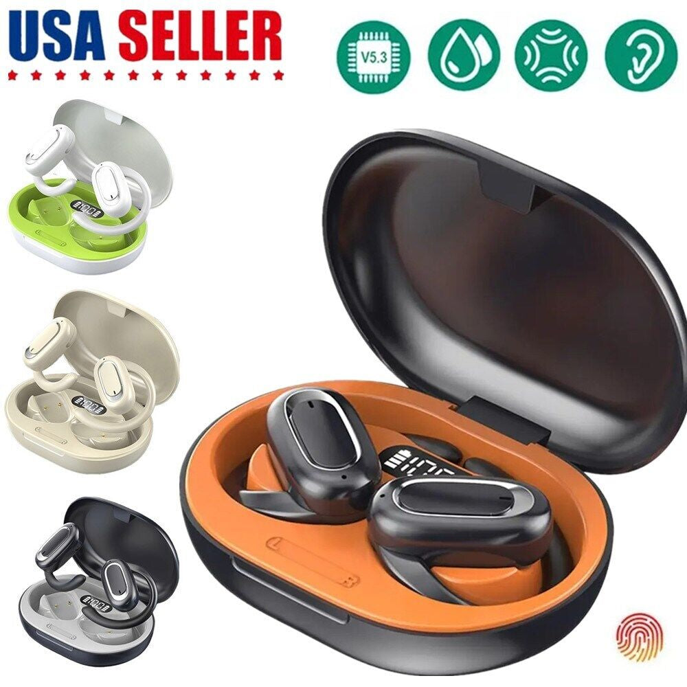 Bluetooth Noise-Canceling Earbuds - 5D Surround Sound Open Ear Headset