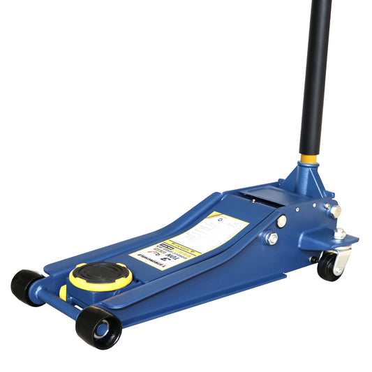 3 Ton Low Profile Floor Jack - Heavy-Duty Dual Pump Steel