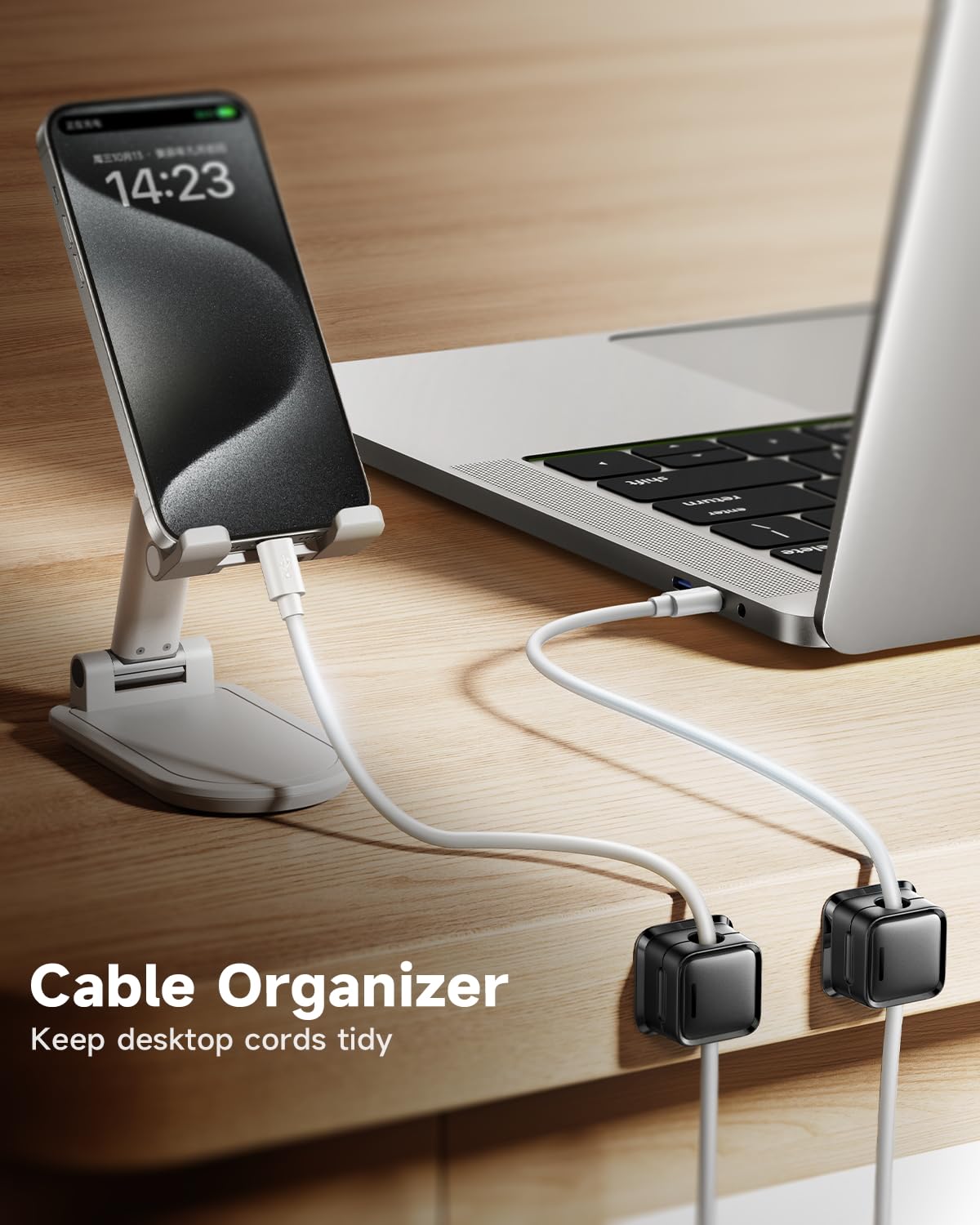 Cord Organizer Holder - 8 Pack Magnetic Cable Clips