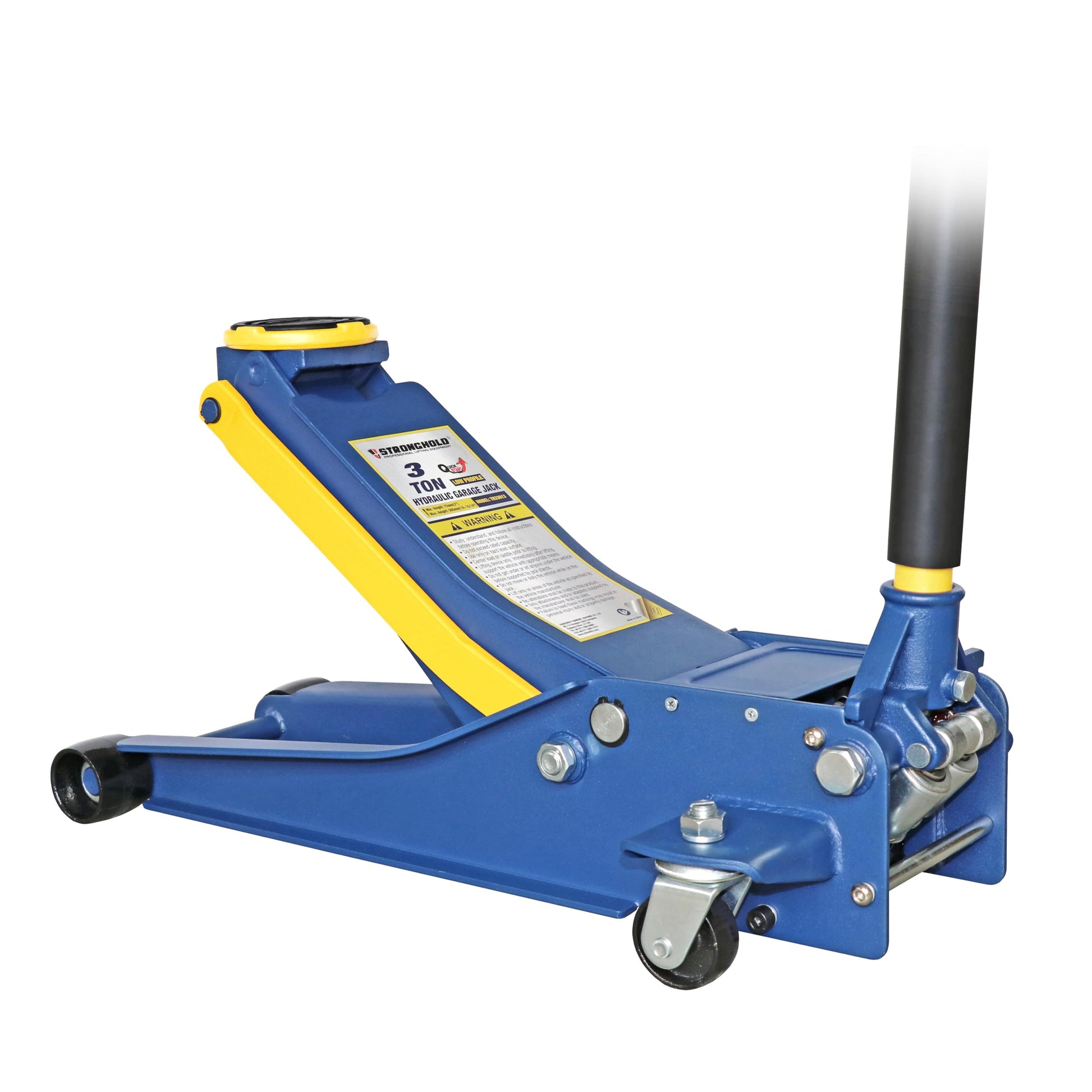 3 Ton Low Profile Floor Jack - Heavy-Duty Dual Pump Steel