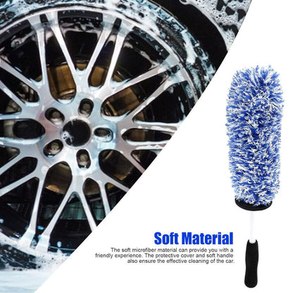  Soft Bristle Car Wheel and Tire Cleaning Brush - Made from Microfiber