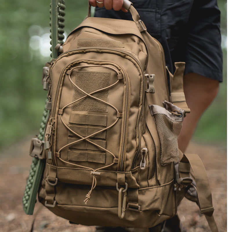 65L Tactical Backpack - Expandable Military Hiking Rucksack