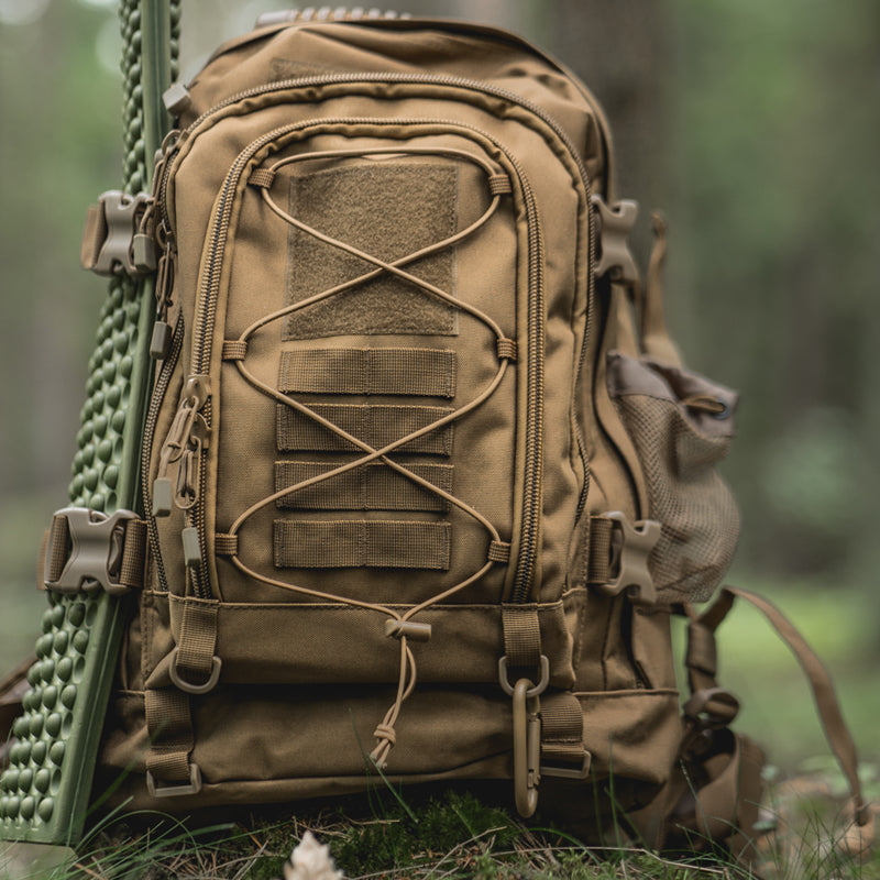 65L Tactical Backpack - Expandable Military Hiking Rucksack
