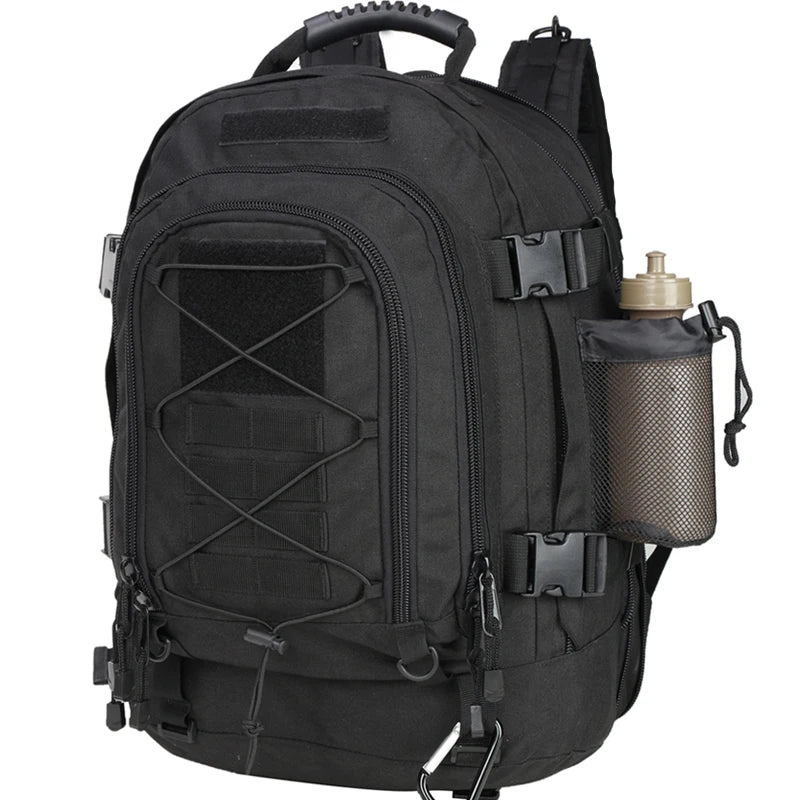 65L Tactical Backpack - Expandable Military Hiking Rucksack