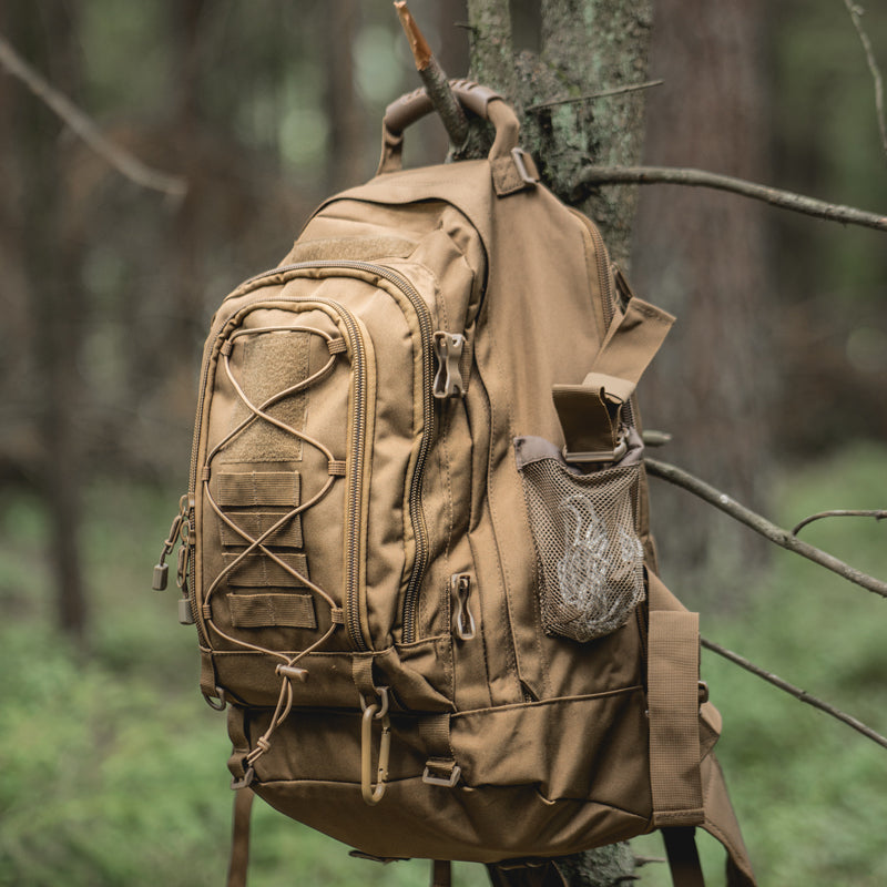 65L Tactical Backpack - Expandable Military Hiking Rucksack