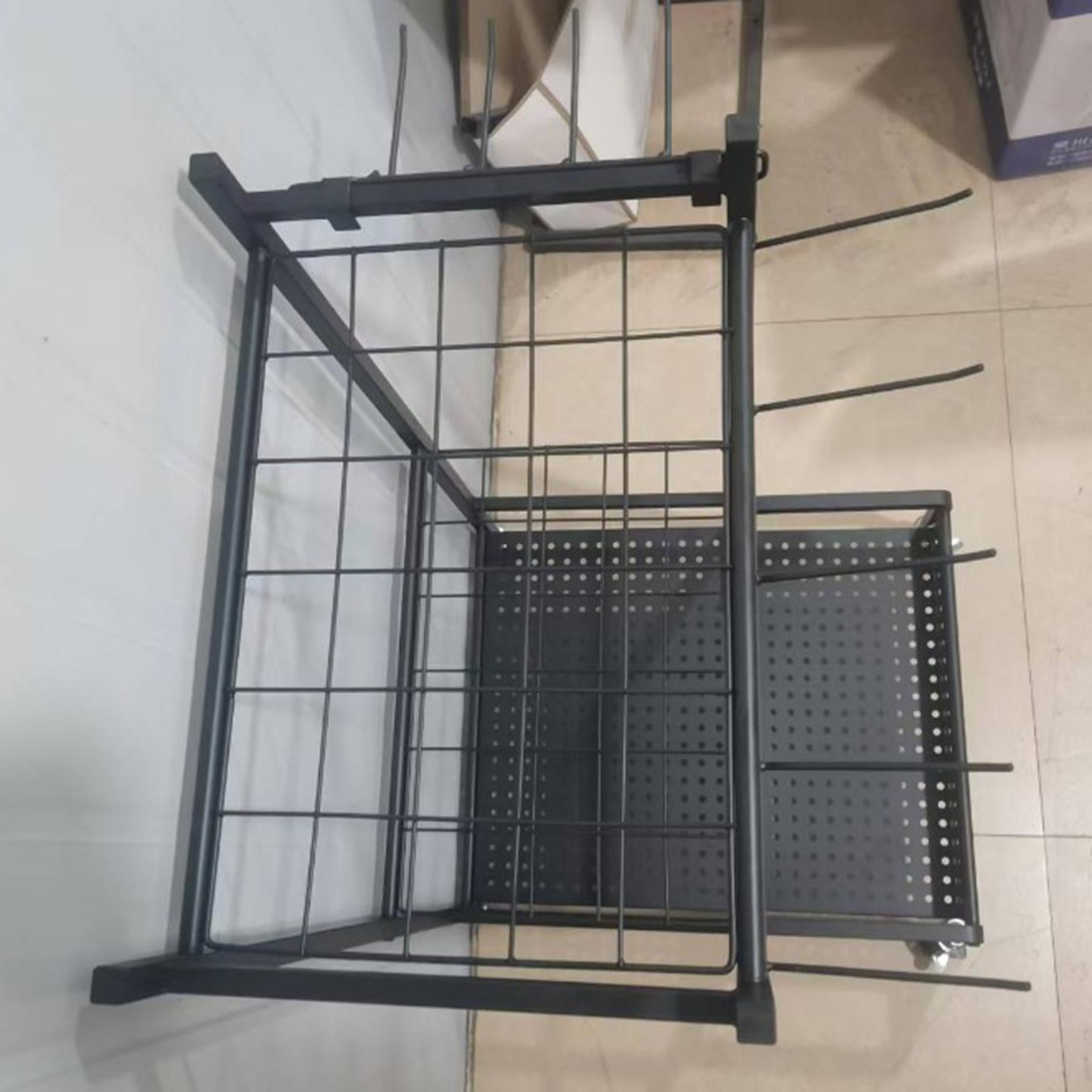 Garden Tool Organizer Rack - Space-Saving Carbon Steel Holder
