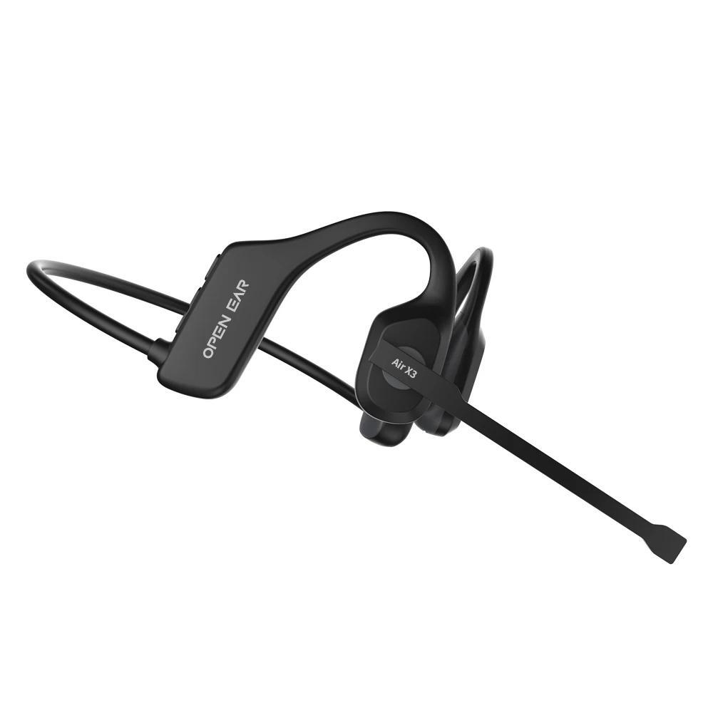 Bluetooth 5.3 Open Ear Wireless Headset with Dual Noise Cancelling Mic