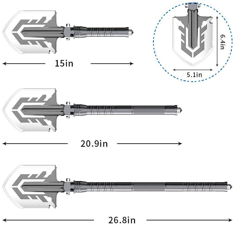 Outdoor Multi-Purpose Folding Shovel - for Camping Gardening
