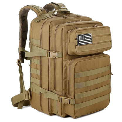 45L Tactical Backpack - Large Outdoor Hiking & Camping Gear