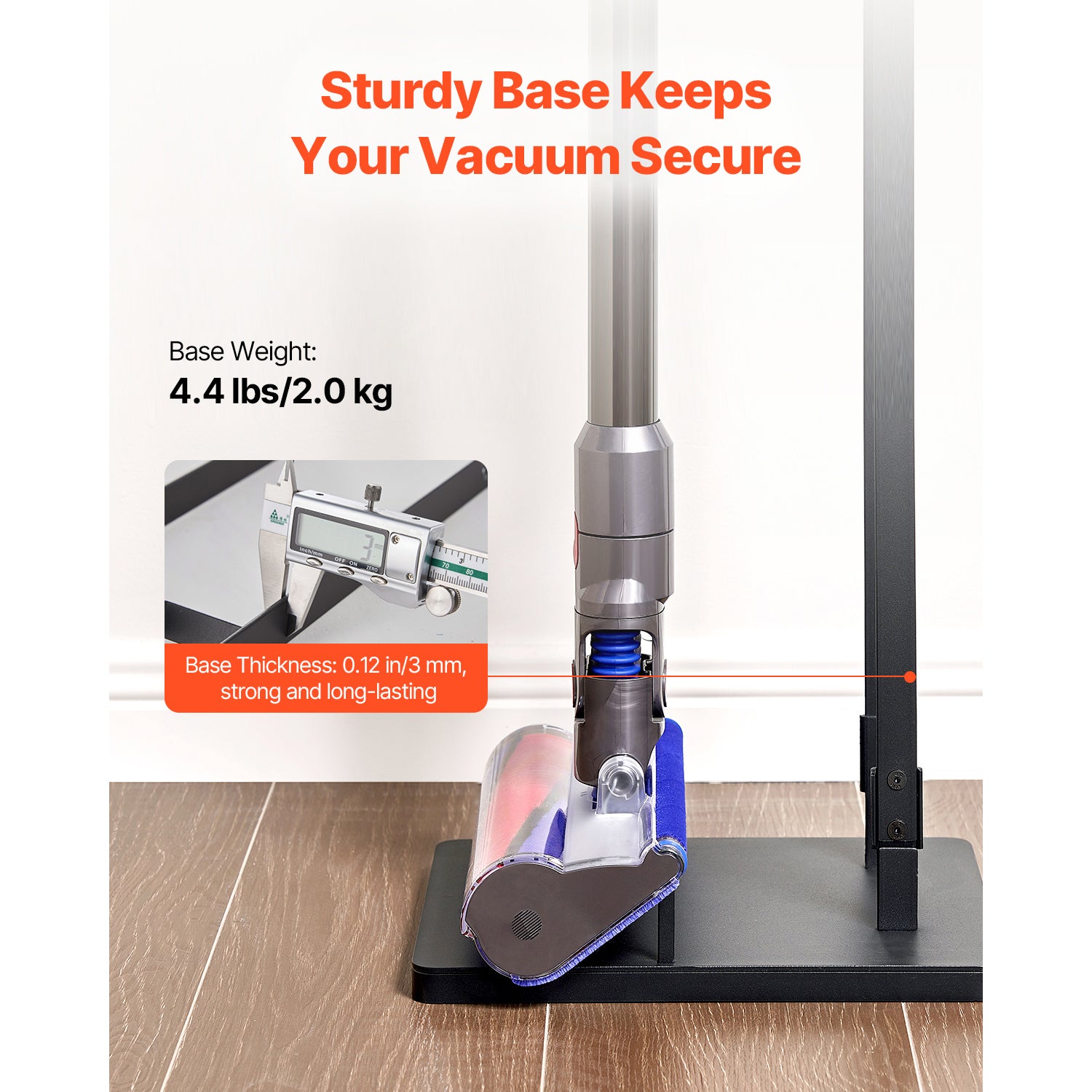 Dyson Vacuum Stand Holder - Stable, No-Drill, 4 Hooks