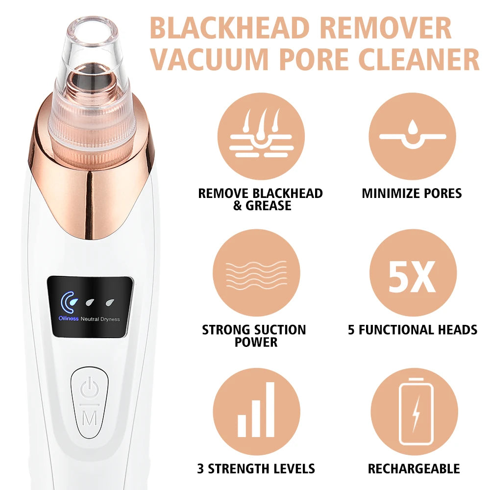 Electric Blackhead Remover Suction Pore Cleaner