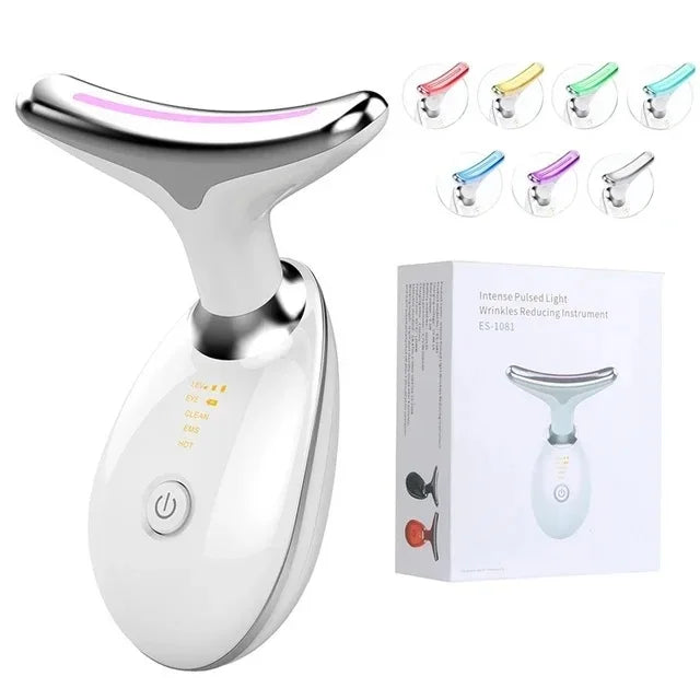 Anti-Wrinkle Facial Massager: 7 Colors Skin Tightening Device