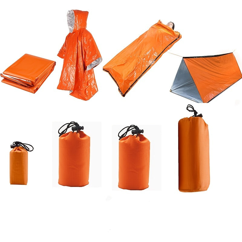 Emergency Tent & Gear Set: Stay Warm & Dry Outdoors
