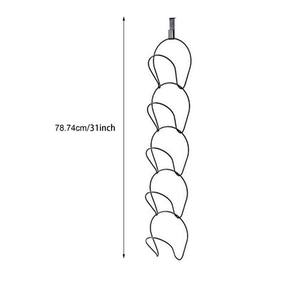 Space-Saving Wall-Mounted Clothes Hanger - No Punch Needed