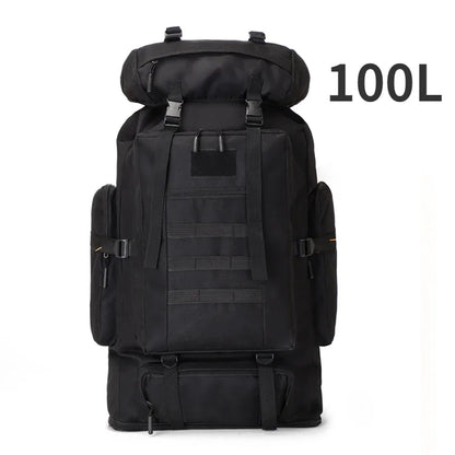 100L Tactical Hiking Backpack - Durable Outdoor Gear