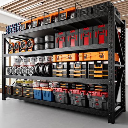 Heavy Duty Garage Shelving - 5000 lbs Capacity, Adjustable