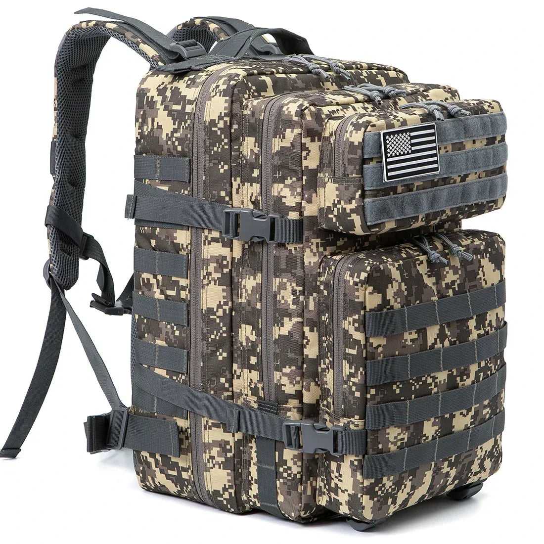 45L Tactical Backpack - Large Outdoor Hiking & Camping Gear